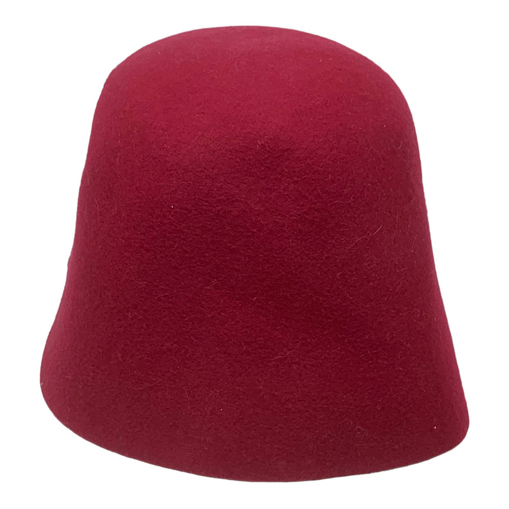 Anthropologie Pink Wool Bucket Hat Vintage Era One Size OS